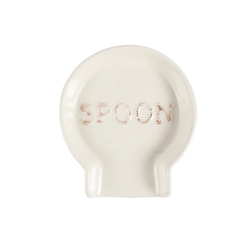 [175672-TT] Statement Spoon Rest White
