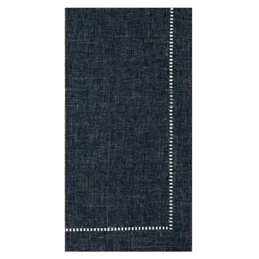 [175689-TT] Hemstitch Napkin Navy
