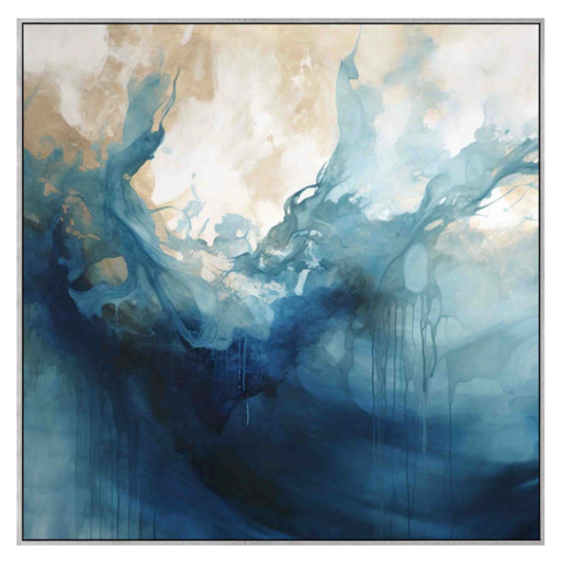 [175978-TT] Abstract Blue Canvas 48WX48H