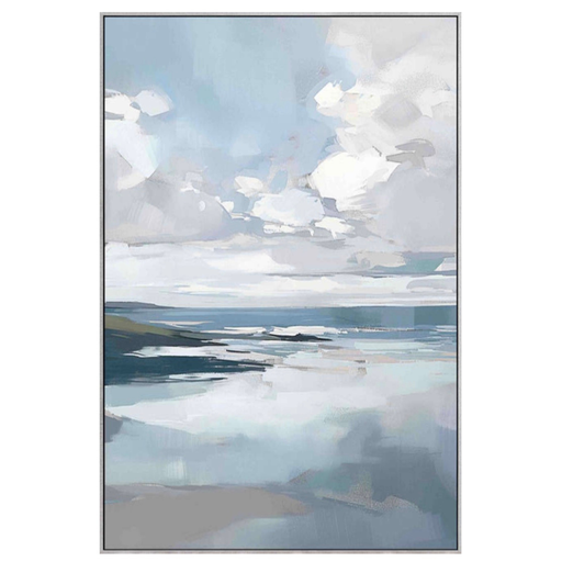 [175979-TT] Seaside II Framed Canvas 40x60in