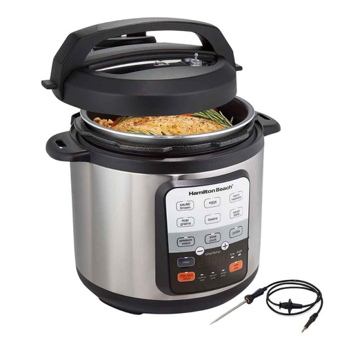 [168632-TT] Hamilton Beach Precision Pressure Cooker 6qt