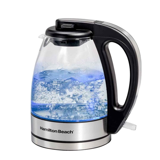 [176020-TT] Hamilton Beach Compact Glass Kettle