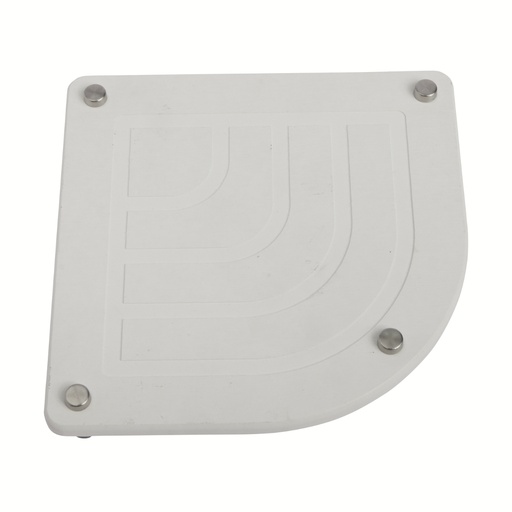 [175717-TT] Diatomite Corner Sink Caddy White