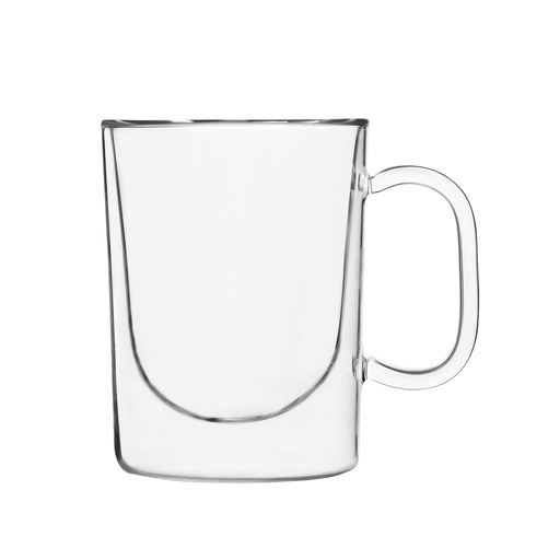 [176265-TT] Barista Mod Cappuccino Glass Mug 270ml 2pc