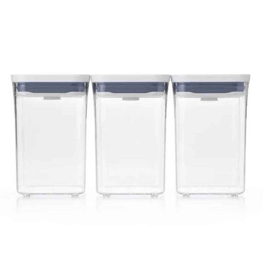 [176310-TT] OXO POP Container Set Square Short 3pc