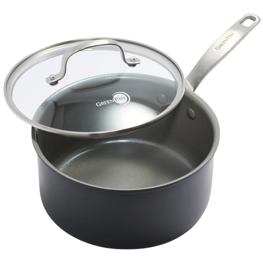 [176548-TT] Greenpan Chatham Ceramic Covered Sauce Pan 3qt