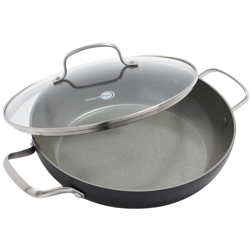 [176549-TT] Greenpan Chatham Ceramic Everyday Pan With Side Handles 11in