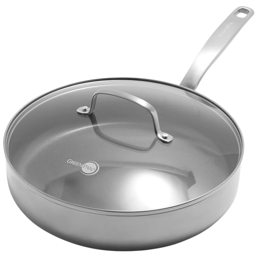 [176555-TT] Greenpan Chatham Stainless Steel Saute Pan With Lid 3.75qt