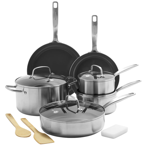 [176558-TT] Greenpan Chatham Stainless Steel Cookware Set 12pc