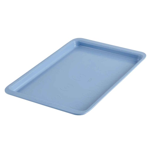 [176562-TT] Farberware Cookie Pan with Portion Marks Blue 11in