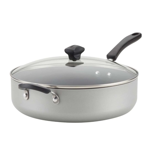 [176571-TT] Farberware Aluminum Nonstick Jumbo Cooker Silver 6qt