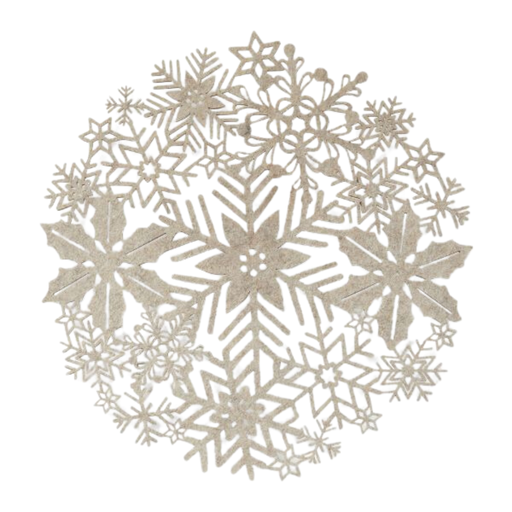 [176646-TT] Snowflake Placemat