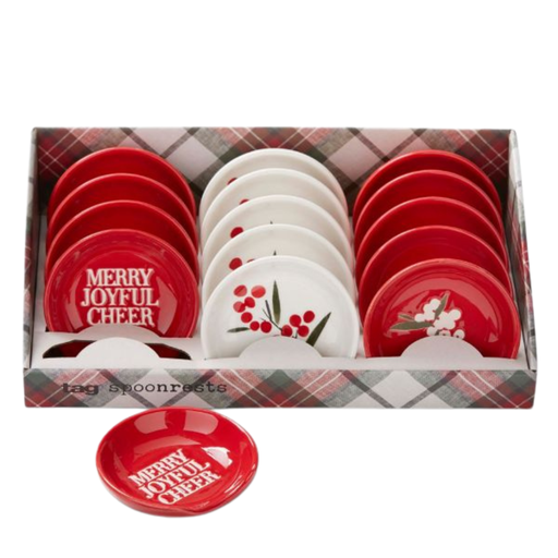 [176658-TT] Sprig Spoon Rest Assortment