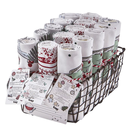 [176639-TT] Cookie Recipe Dishtowel Assortment