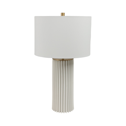 [176714-TT] Kapri 3D Printed Porcelain Lamp 26in