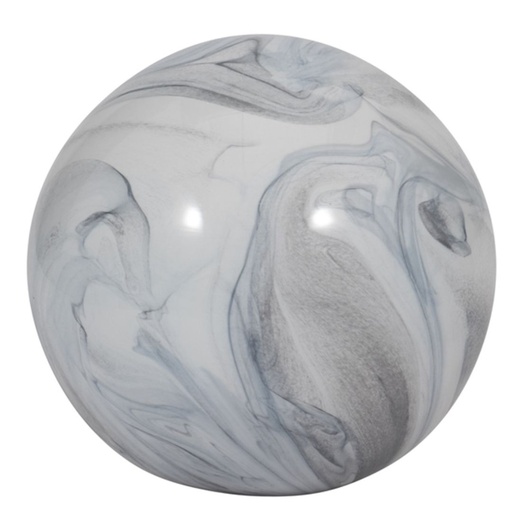 [176717-TT] Serenity Blue Swirl Spheres 6in