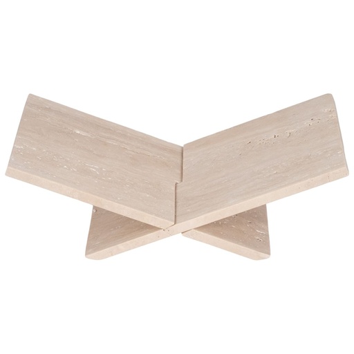 [176733-TT] Marble Bookstand White 18in