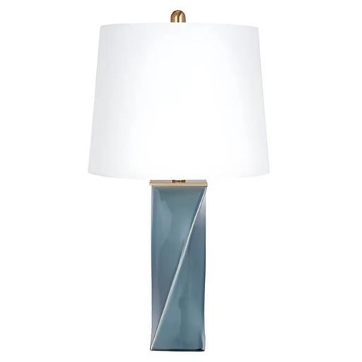 [176742-TT] Ceramic Table Lamp Blue 26in