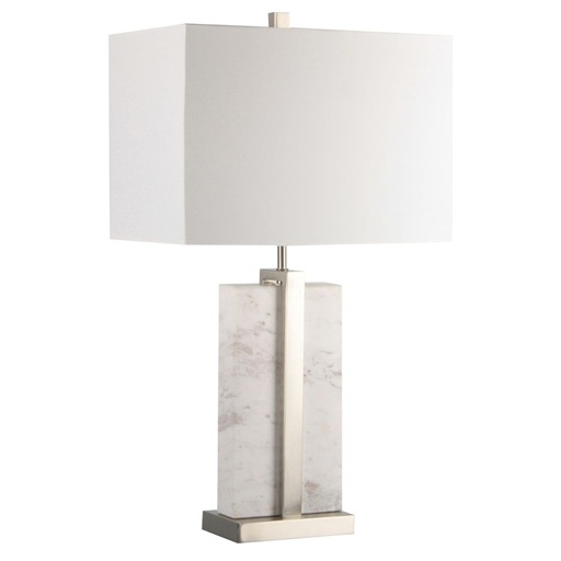 [176748-TT] Collin Marble Table Lamp 25in