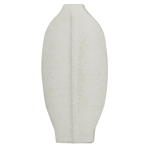 [176867-TT] Ceramic Textured Vase White 18in