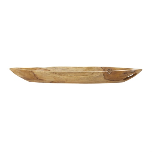 [176882-TT] Teak Wood Live Edge Bowl 28in
