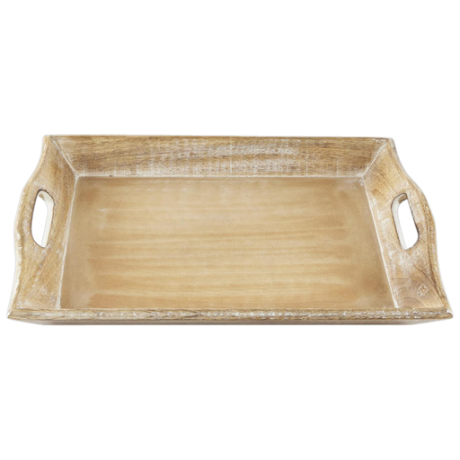 [176890-TT] Wooden Tray 18in