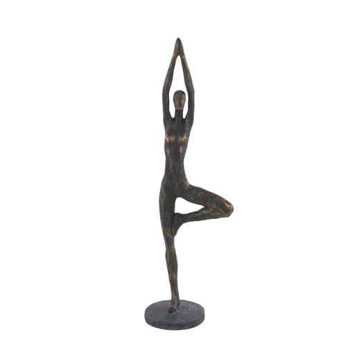 [176904-TT] Tree Yoga Sculpture 6x18in
