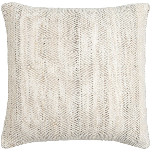 [712485-TT] Boulder Pillow Ivory 20in