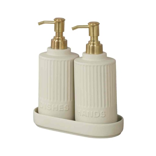 [176441-TT] Heidi Soap and Detergent Dispenser Set