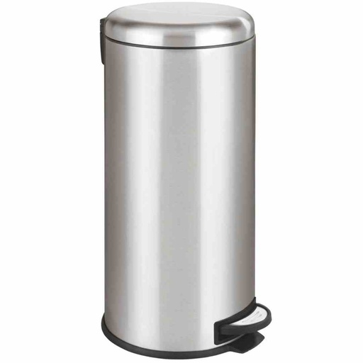 [176402-TT] Leman Easy-Close Stainless Steel Pedal Bin 30L