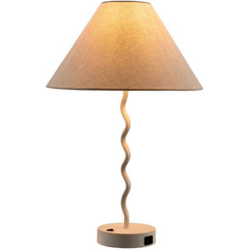 [177178-TT] Begonia Accent Lamp White 20in
