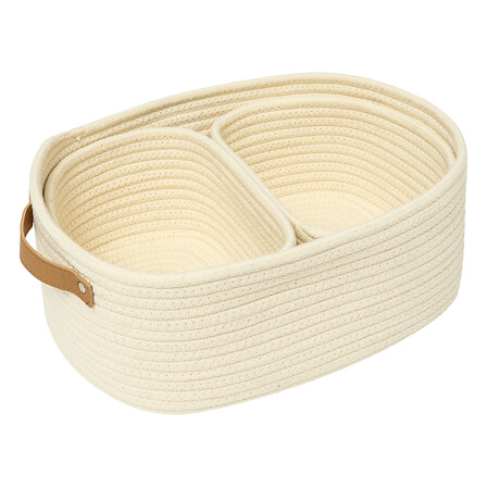 [177226-TT] Duo Basket Set Ivory 3pc