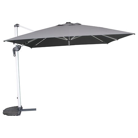 [177430-TT] Equador Slate Grey Outdoor LED Umbrella 10x10ft (PART)