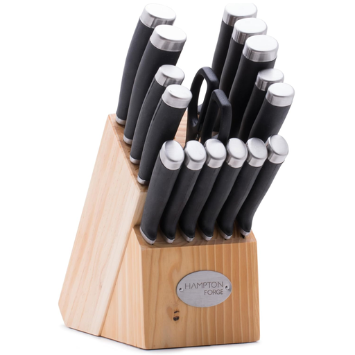 [177690-TT] Epicure Knife Block Set 17pc