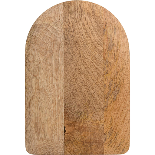 [177812-TT] Mango Wood Arched Cutting Board Natural