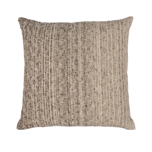 [178143-TT] Beryl Pillow Cocoa Brown 22x22in