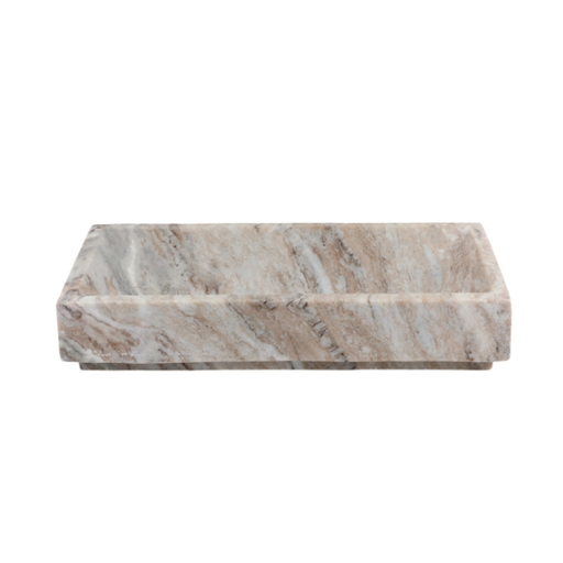 [178162-TT] Dakota Marble Tray 16in