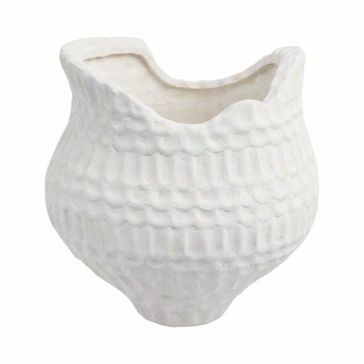 [178167-TT] Callan 3D Printed Porcelain Vase 12in