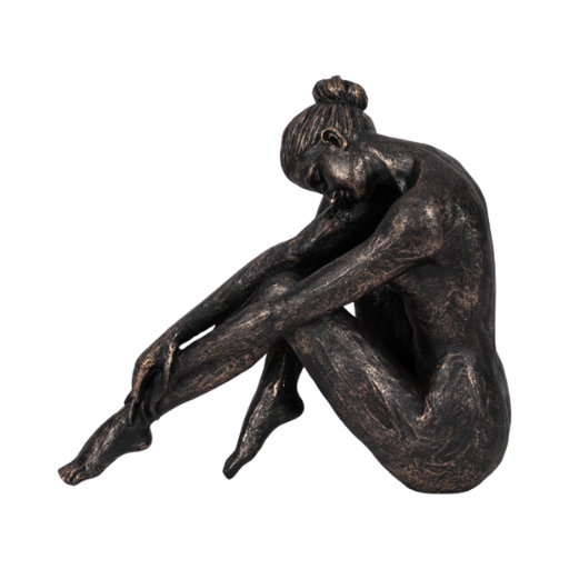 [178169-TT] Resting Ballerina Figurine Bronze 16in
