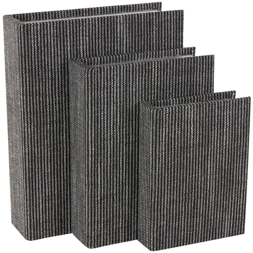 [178301-TT] Faux Book Storage Patterned Set of 3