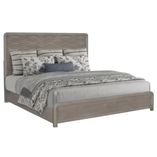 [178457-TT] Wave Panel Bed King