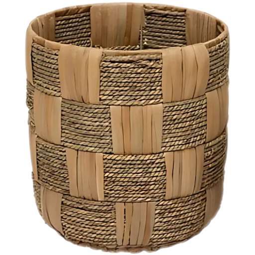 [178493-TT] Nadi Round Basket Natural Jute Small