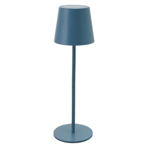 [178532-TT] LED Table Lamp With Touch Sensor Blue 14.5in