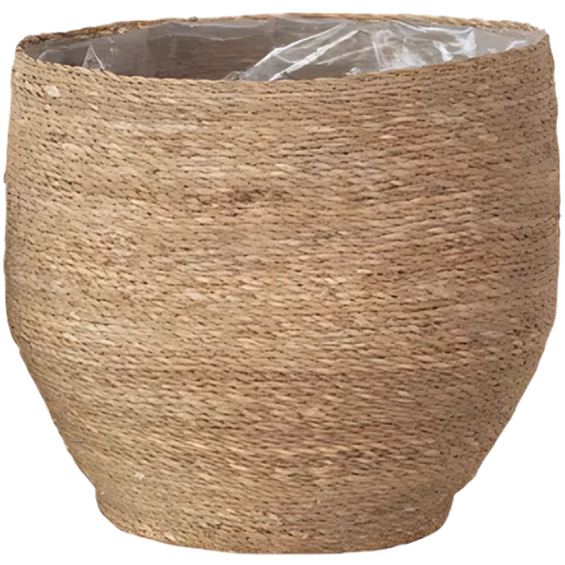 [178551-TT] Hand-Woven Seagrass Planter 12.5in
