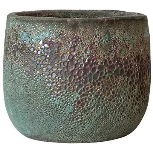 [178557-TT] Volcano Finish Terra-cotta Planter 11in