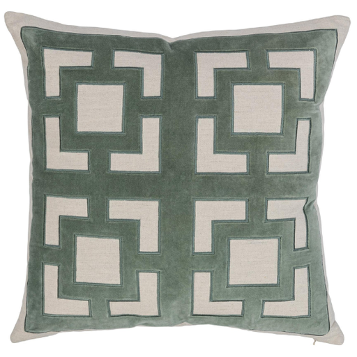 [178606-TT] Corbin Pillow Jade Green 22x22in
