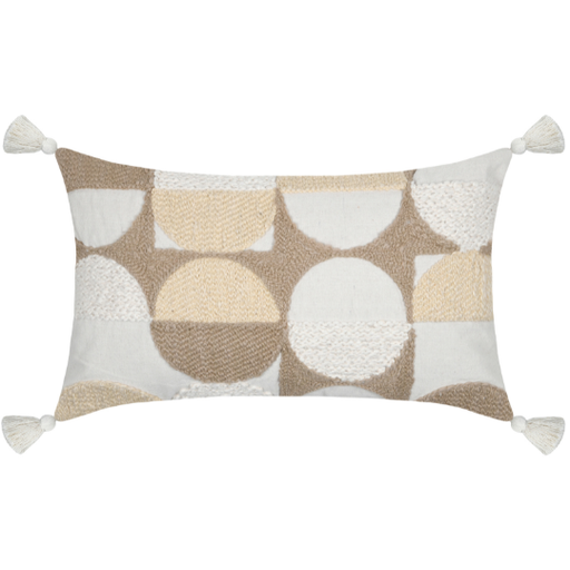 [178674-TT] Balma Bolster Pillow Jute 12x20in