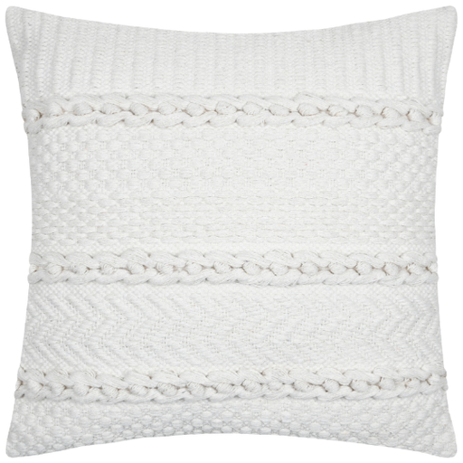 [178683-TT] Balma Pillow White 18x18in