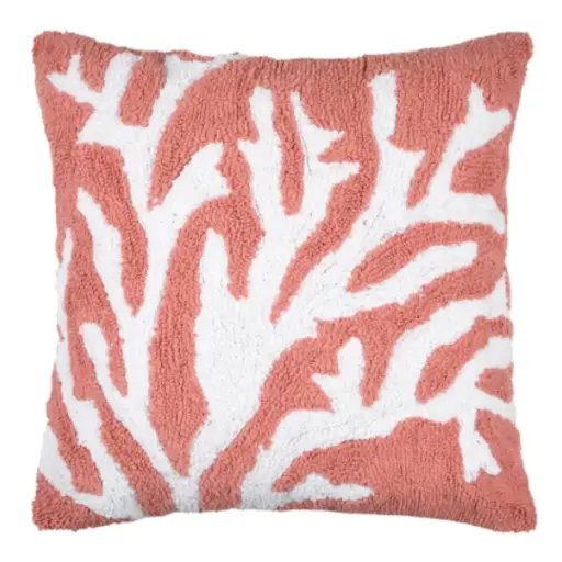 [178668-TT] Suncoast Pillow Coral 18x18in