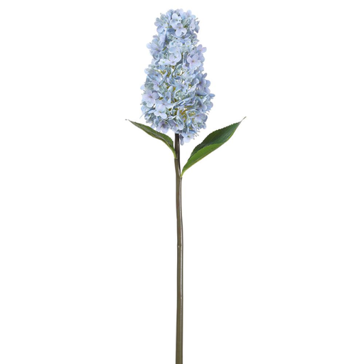 [178815-TT] Cone Hydrangea Spray Blue 32.5in